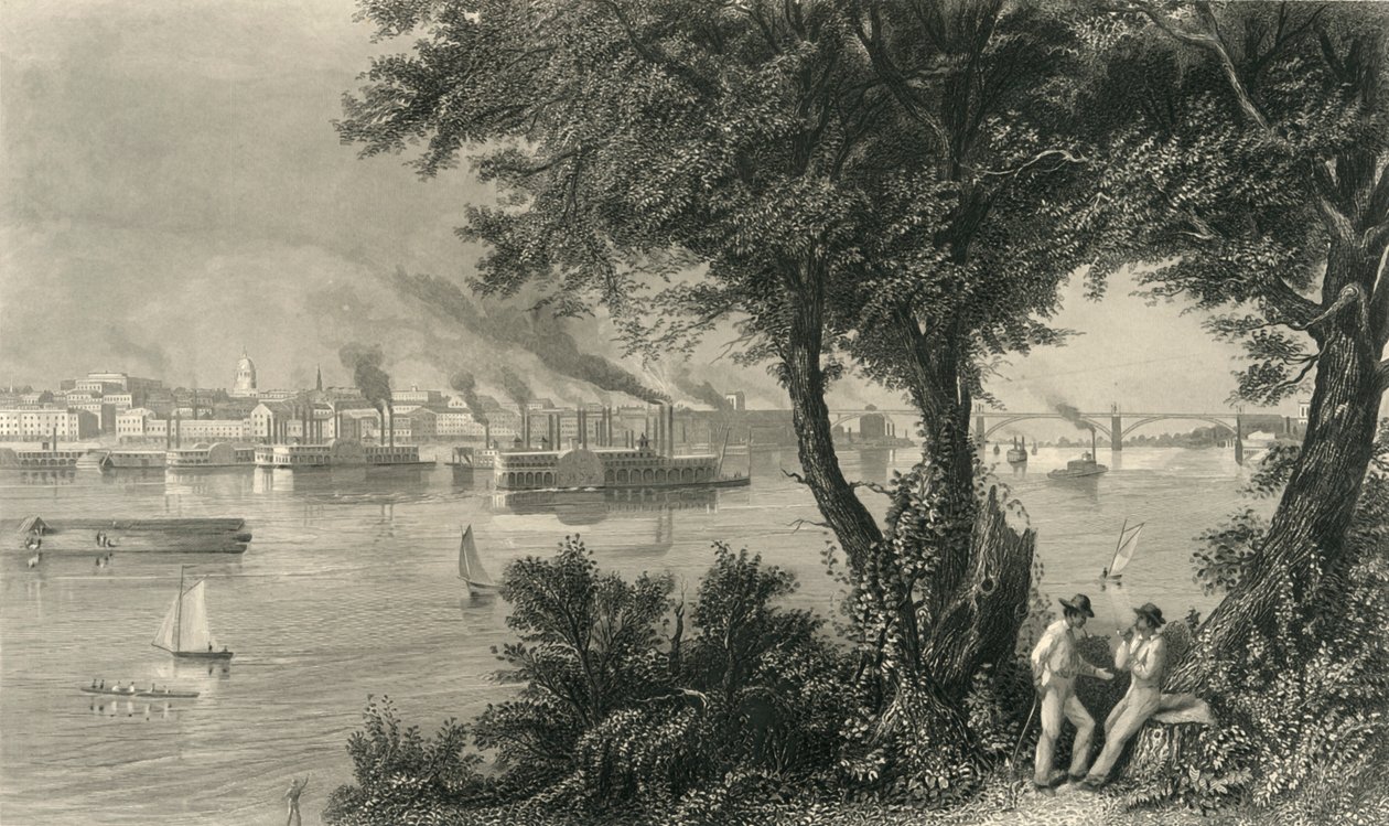 Città di St. Louis, 1874 da Robert Hinshelwood