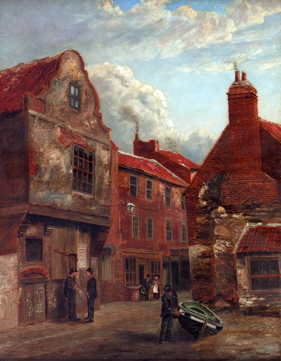 Vecchi scudi, Wapping Street e Union Lane, 1896 da Robert Hodge