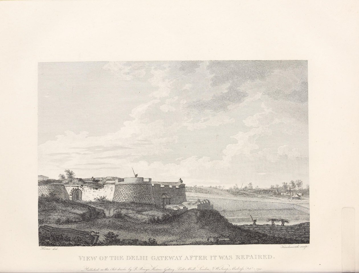 Illustrazione tratta dal libro Select views in Mysore, the country of Tippoo Sultan di Home, Robert e pubblicato da Published by Mr. Bowyer (gb, 1794) da Robert Home