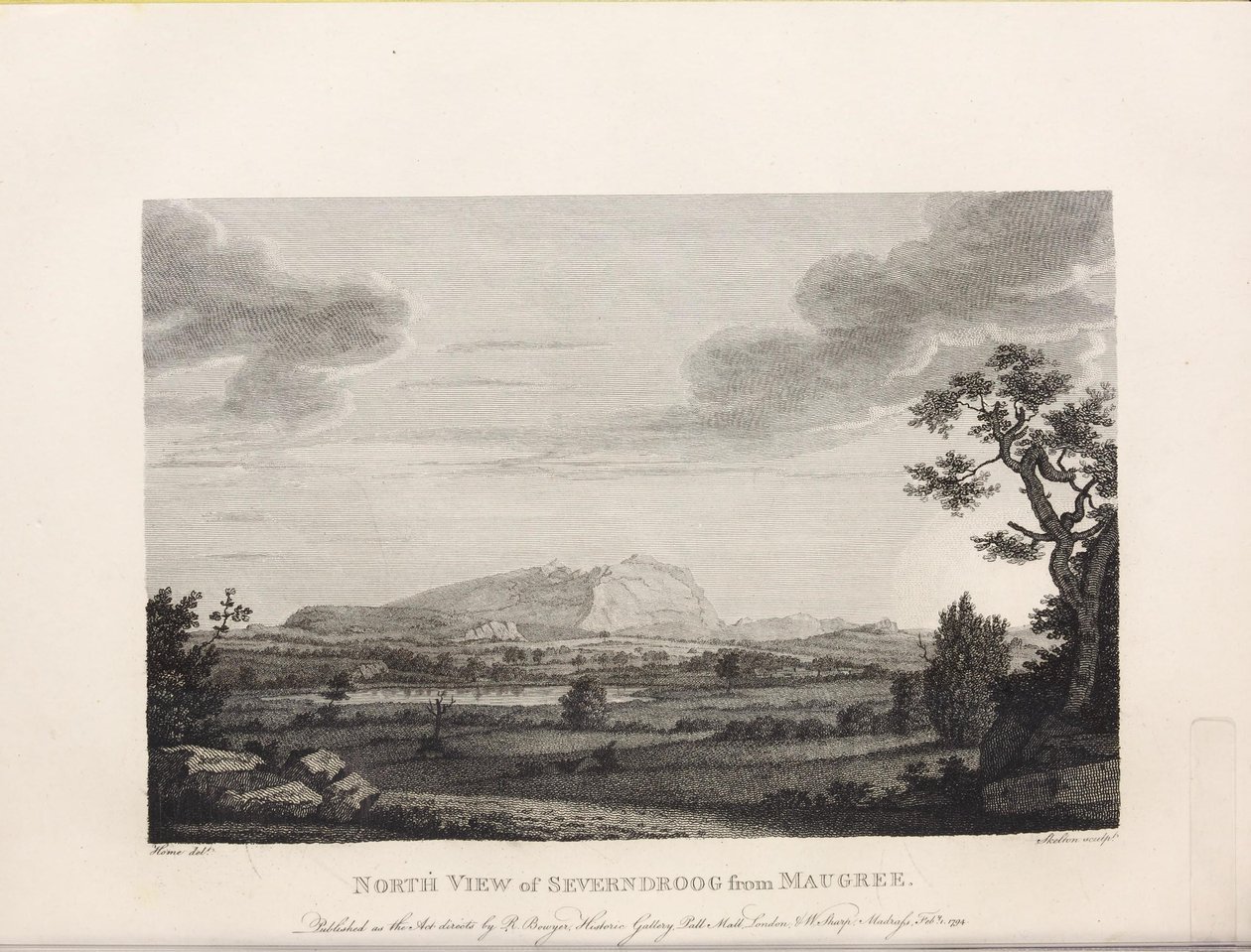 Illustrazione tratta dal libro Select views in Mysore, the country of Tippoo Sultan di Home, Robert e pubblicato da Published by Mr. Bowyer (gb, 1794) da Robert Home