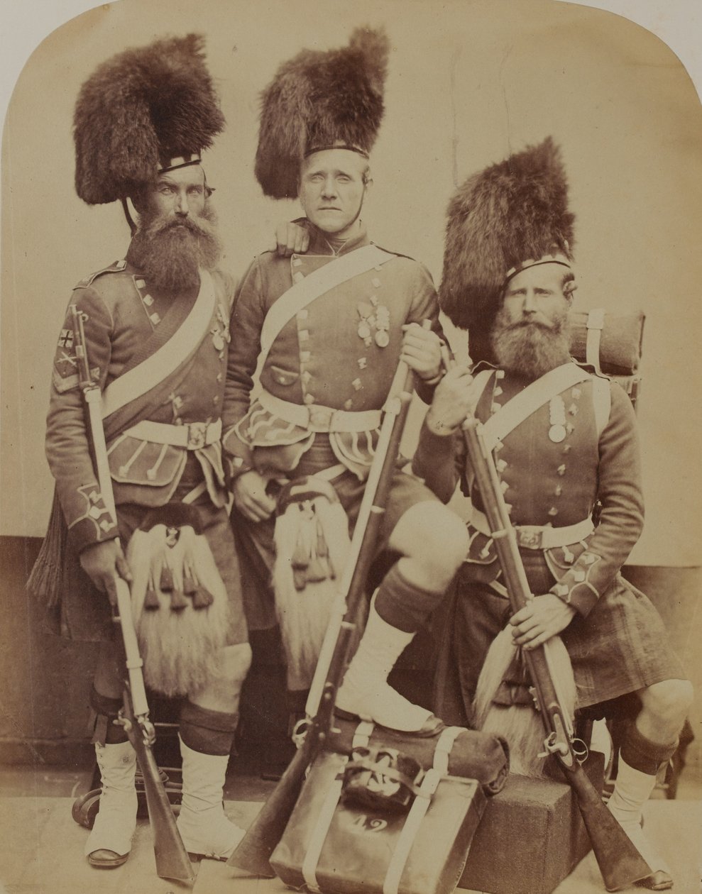 Gardner, McKenzie e Glen, 42° (The Royal Highland) Reggimento di Fanteria da Robert Howlett