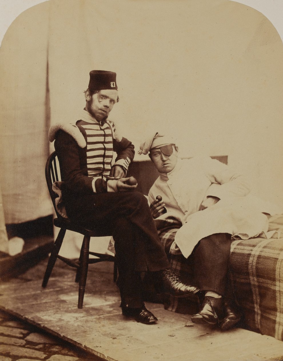 Lockart, 31° Reggimento di Fanteria (Huntingdonshire), 1856 da Robert Howlett