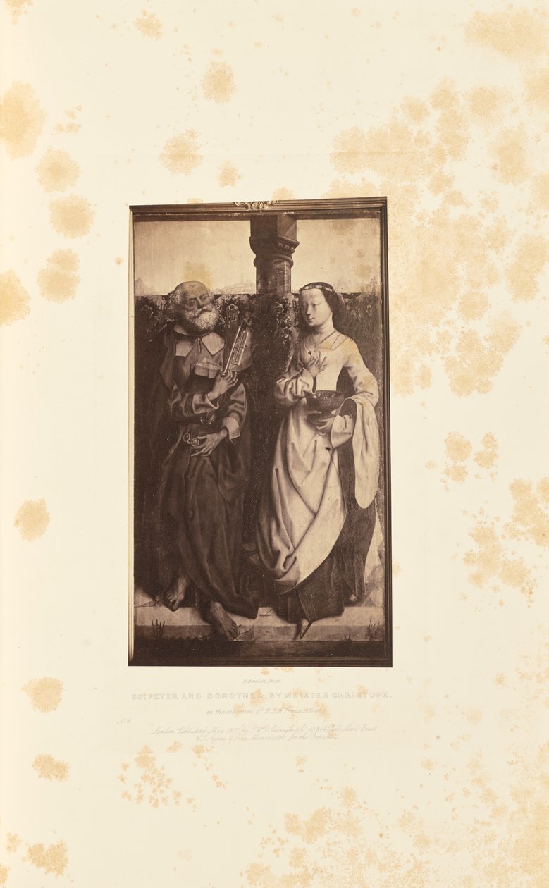 Santi Pietro e Dorotea, di Meister Christoph da Robert Howlett