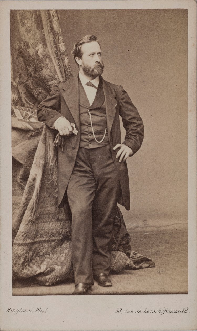 Ritratto del pittore Ludwig Knaus 1829-1910 da Robert Jefferson Bingham