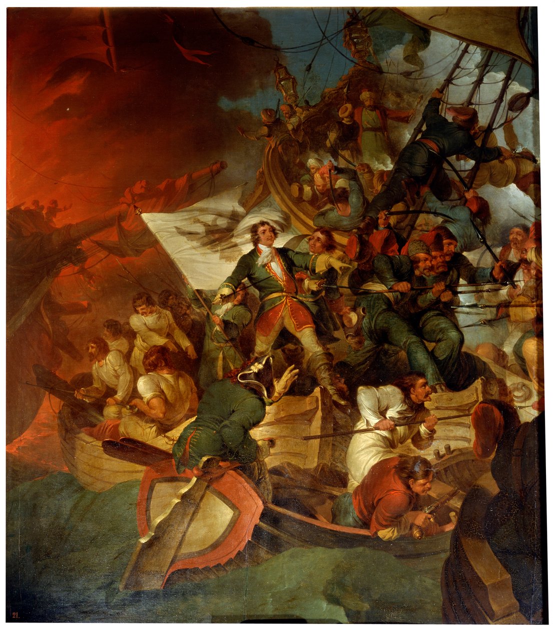 Presa di Azov il 18 maggio 1696, fine XVIII o XIX secolo da Robert Ker Porter