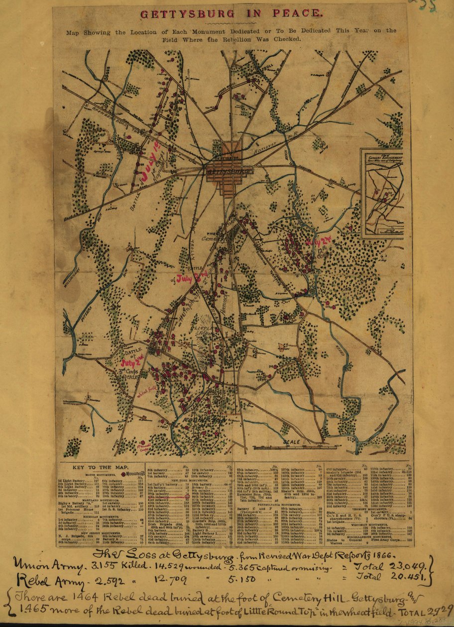 Gettysburg in pace LOC gvhs01.vhs00266 da Robert Knox Sneden