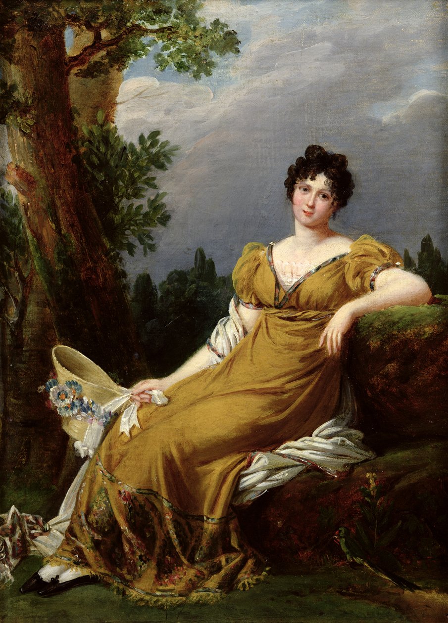 Ritratto di una donna seduta da Robert Lefevre