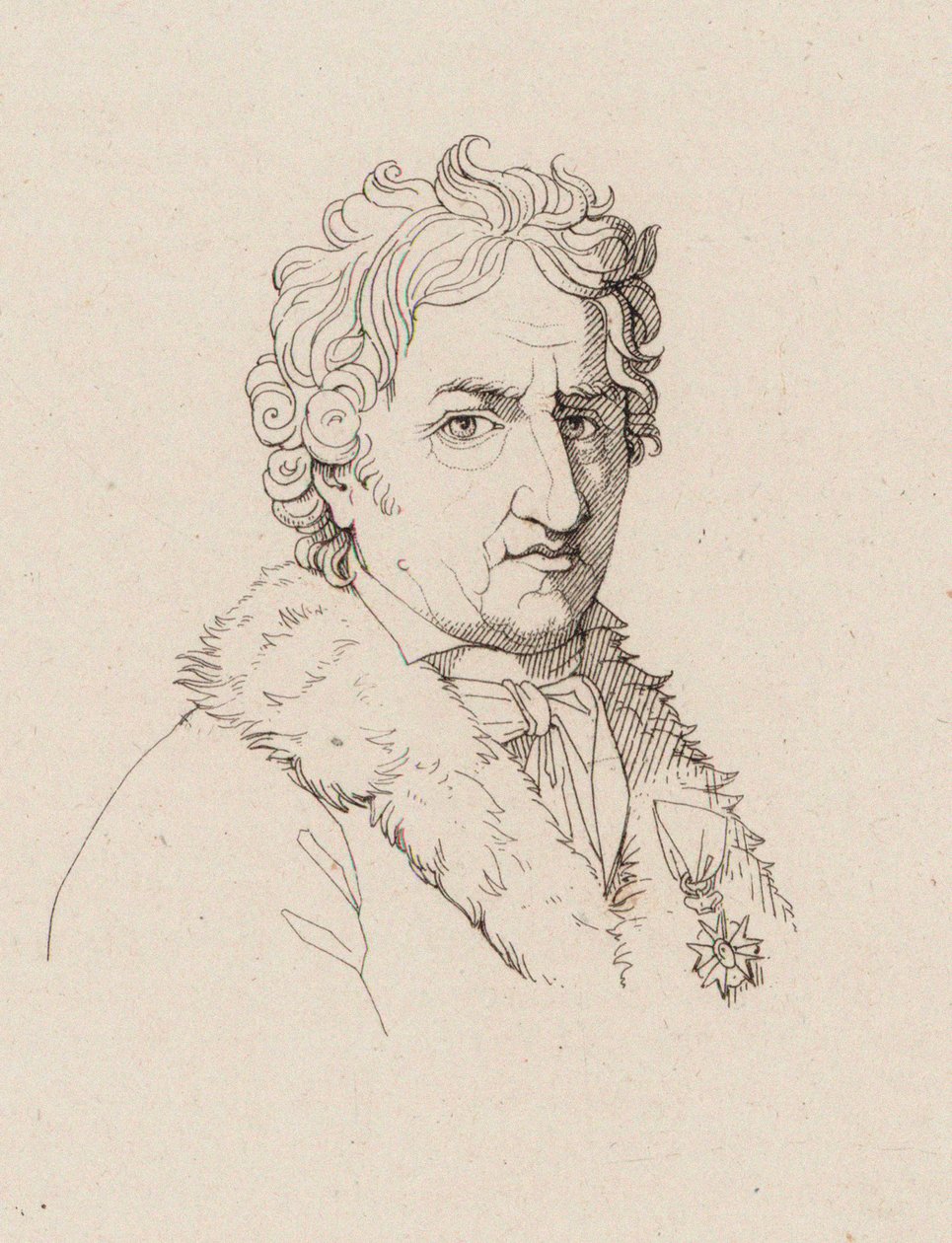 Ritratto del compositore Pierre-Alexandre Monsigny 1729-1817, c. 1810 da Robert Lefevre