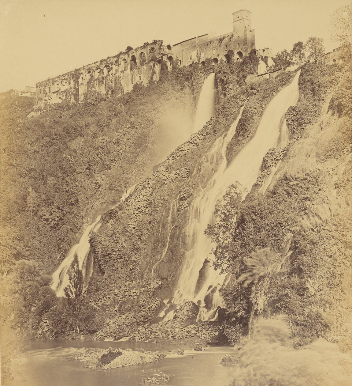 Cascatelle alla Villa di Mecenate - Tivoli da Robert MacPherson