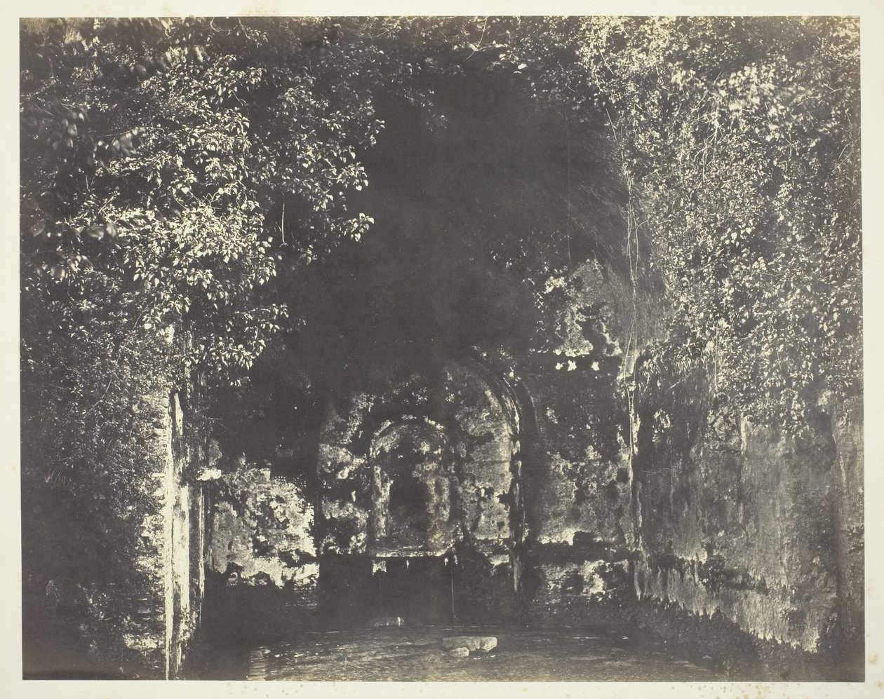 La grotta di Egeria, Roma da Robert MacPherson