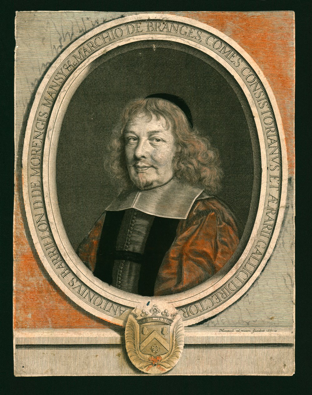 Antoine Barrillon de Morangis, c1661 da Robert Nanteuil