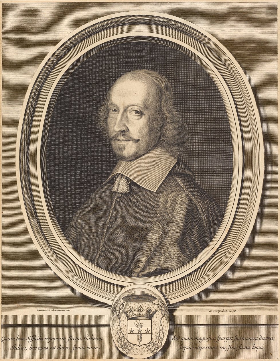 Cardinale Jules Mazarin da Robert Nanteuil