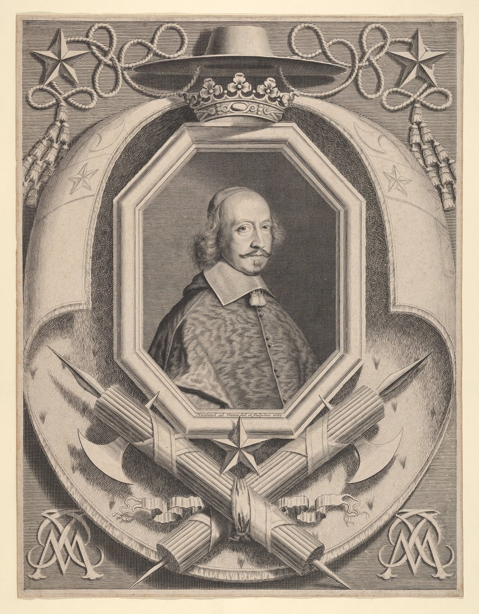 Cardinale Jules Mazarin da Robert Nanteuil