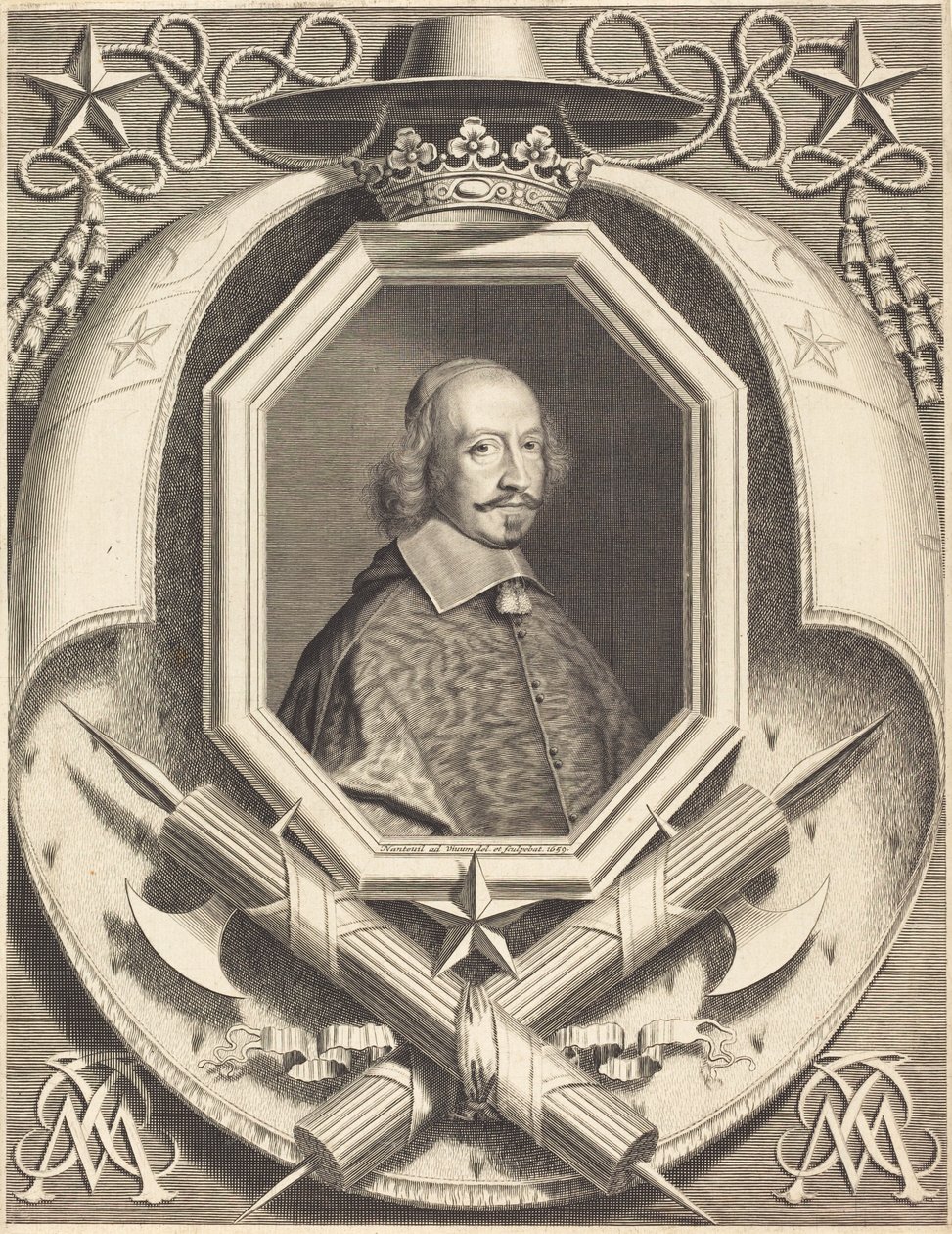 Cardinale Jules Mazarin da Robert Nanteuil