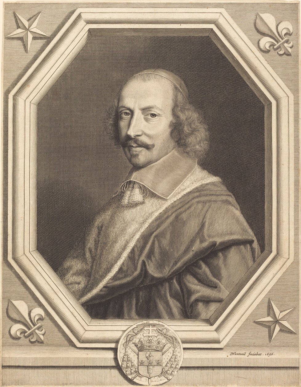 Cardinale Jules Mazarin da Robert Nanteuil