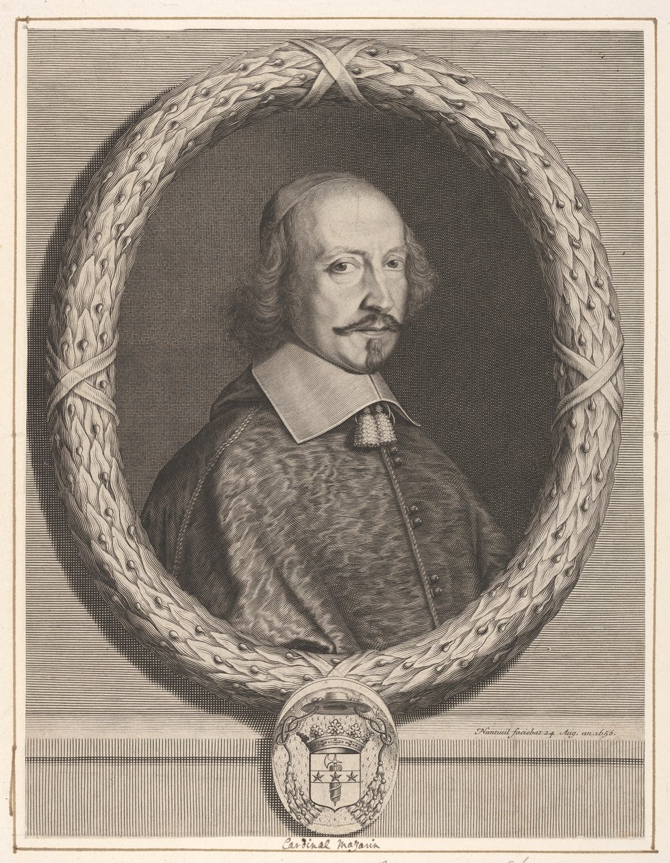 Cardinale Jules Mazarin da Robert Nanteuil