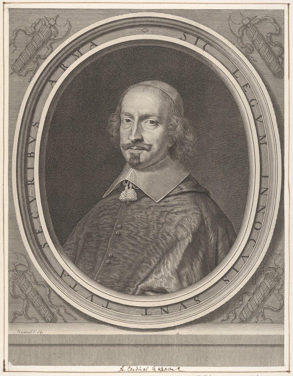 Cardinale Jules Mazarin, ca. 1652 da Robert Nanteuil