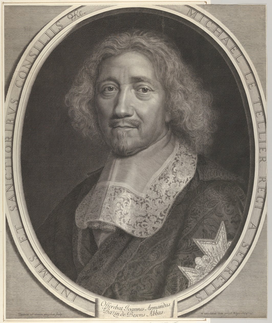 Cancelliere Michel IV Le Tellier da Robert Nanteuil