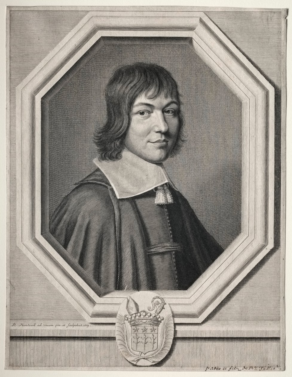 Charles Maurice le Tellier, 1663 da Robert Nanteuil