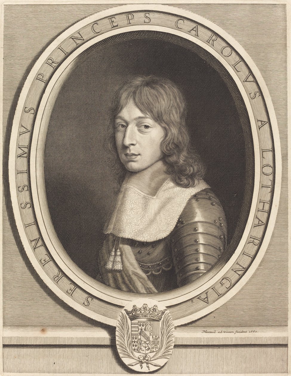 Carlo V, duca di Lorena da Robert Nanteuil