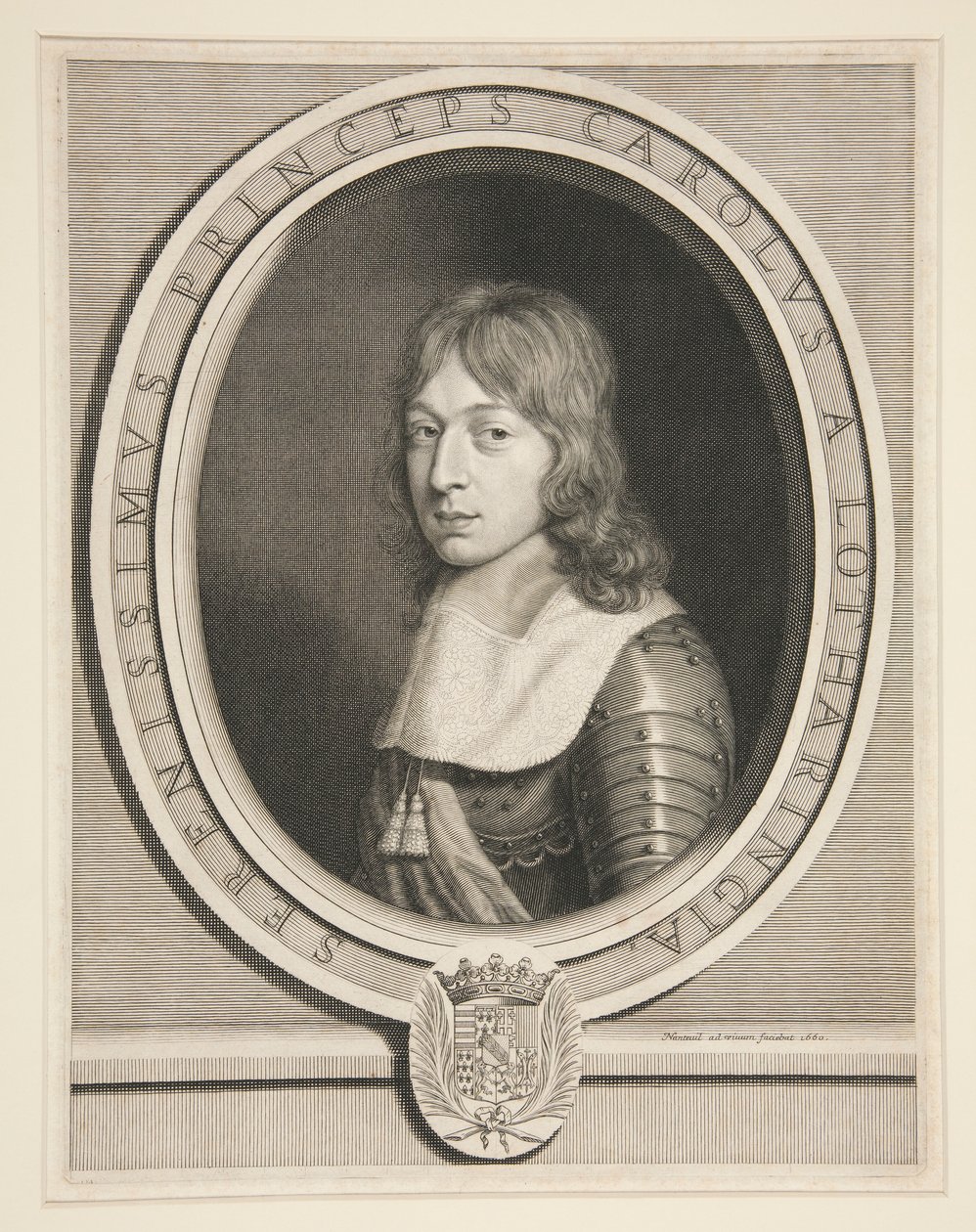 Carlo V di Lorena da Robert Nanteuil