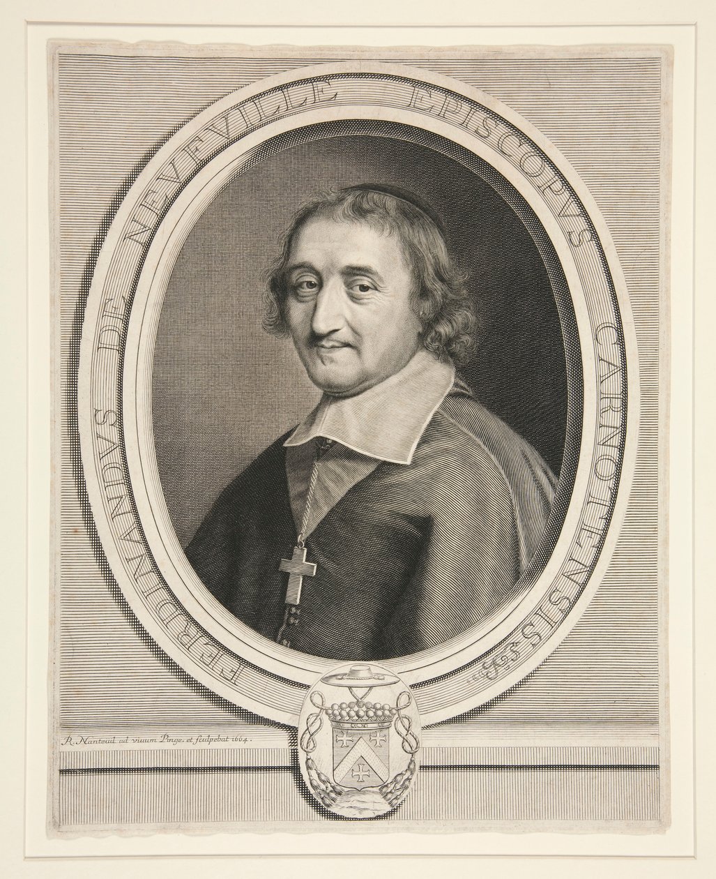 Ferdinand de Neufville, Vescovo di Chartres (1608-1678) da Robert Nanteuil