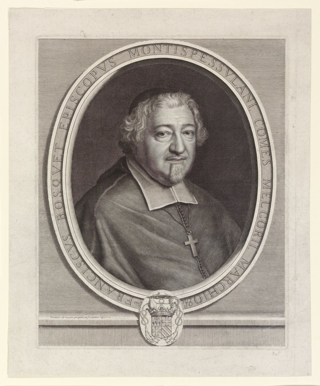 François Bosquet, vescovo di Montpellier da Robert Nanteuil