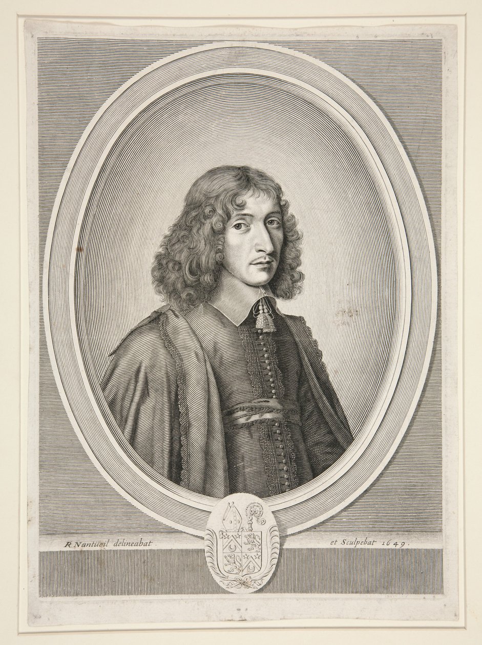 François Molé, abate di Sainte-Croix di Bordeaux, poi Maestro delle Richieste (1625-1712) da Robert Nanteuil