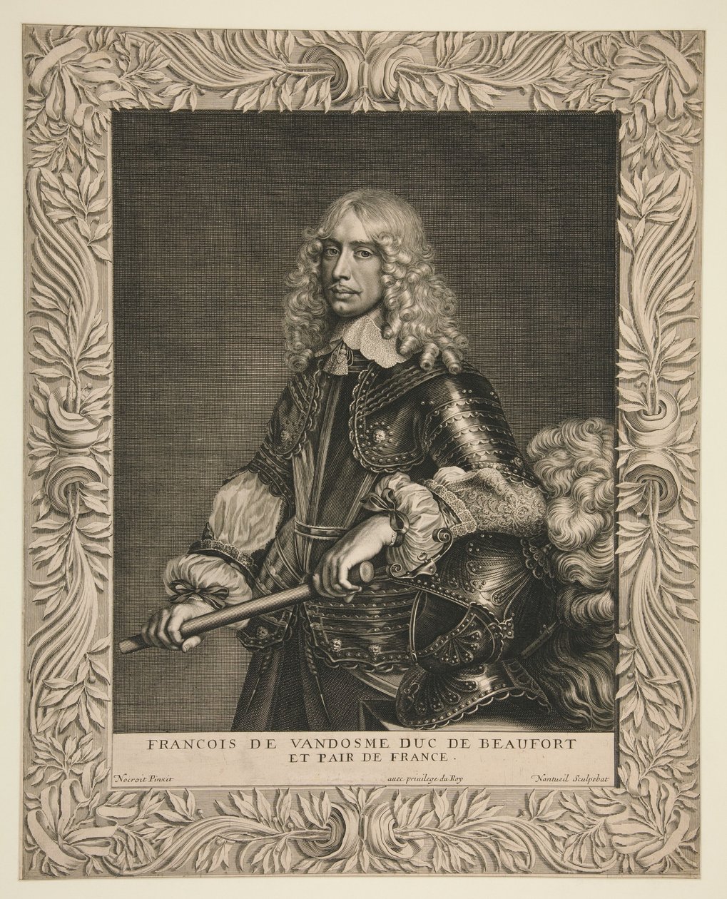 François de Vendôme, duca di Beaufort e pari di Francia (duca di Beaufort e nobile di Francia) da Robert Nanteuil