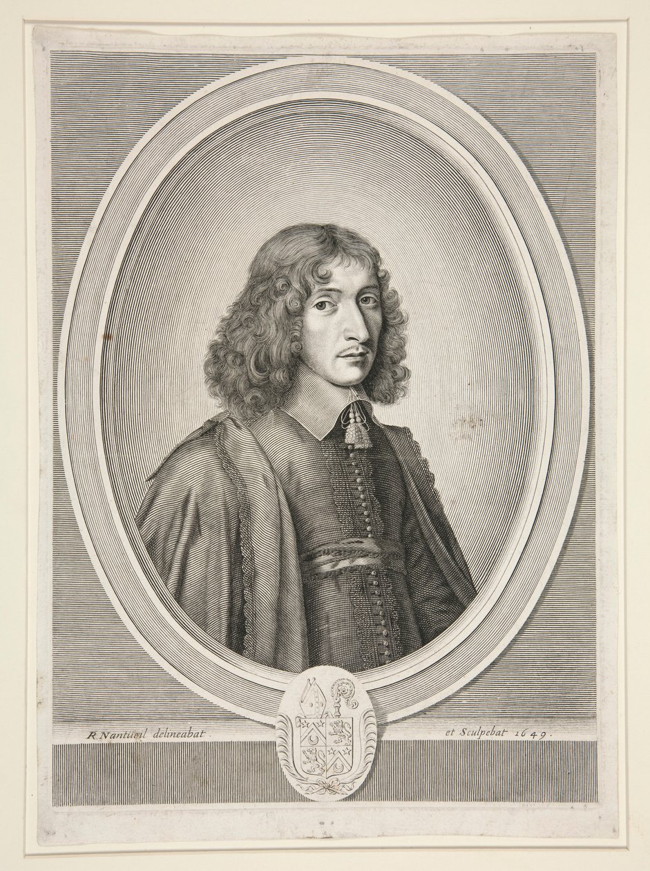 François Molé, Abate di Sainte-Croix di Bordeaux, poi Maestro delle Richieste (1625-1712) da Robert Nanteuil