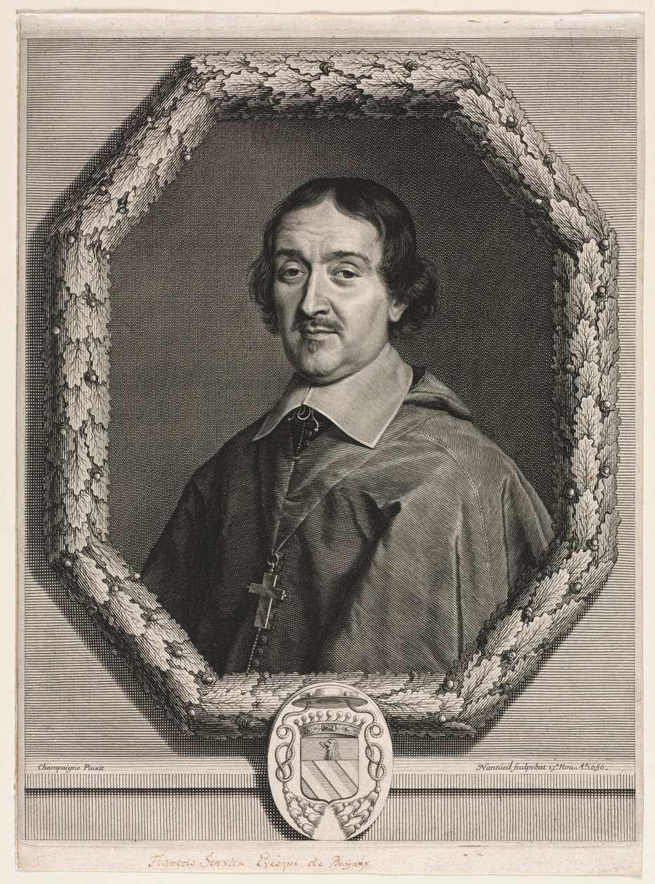 François Servien, Vescovo di Bayeux, 1656 da Robert Nanteuil