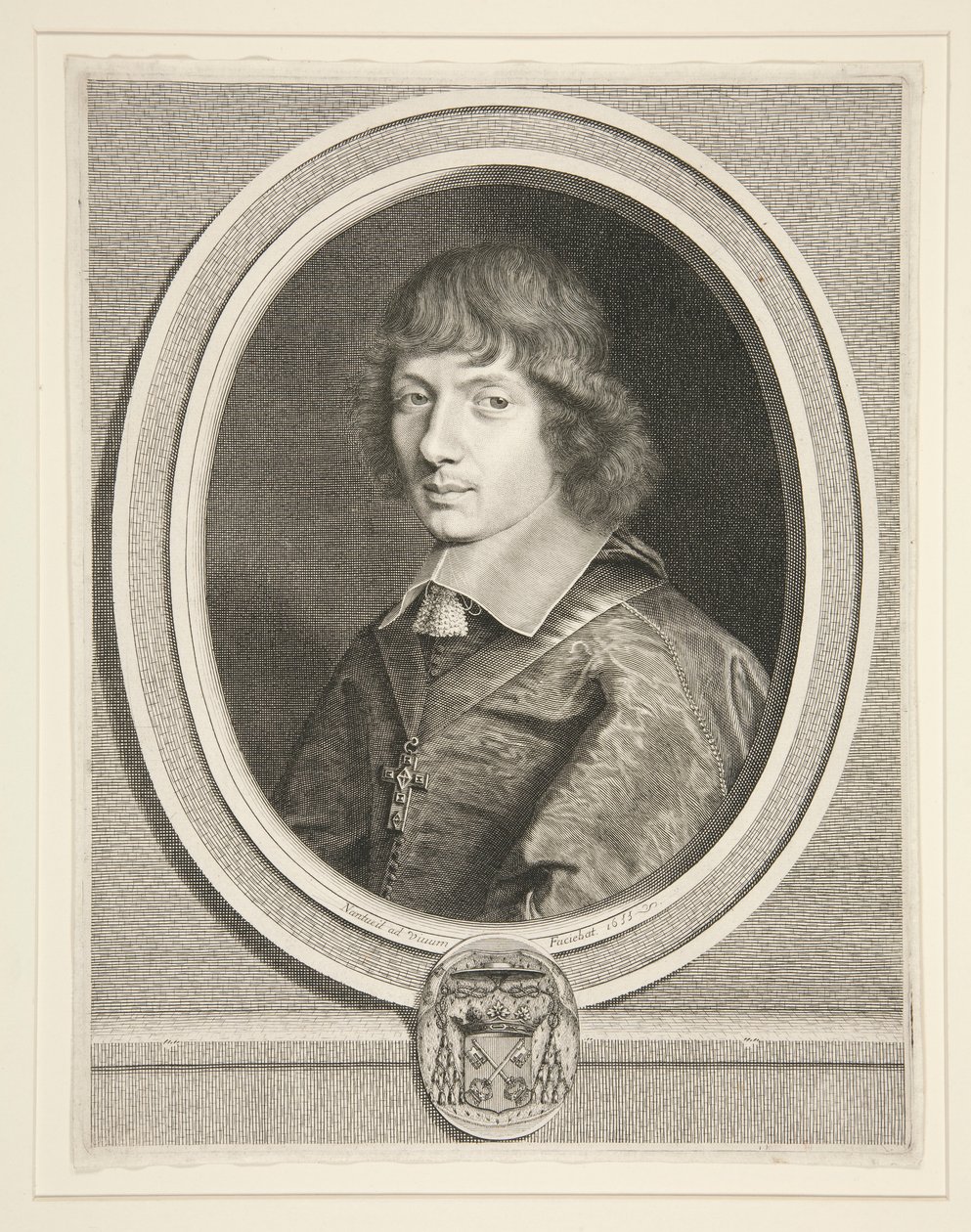 François de Clermont-Tonnerre, vescovo di Noyon (1629-1701) da Robert Nanteuil