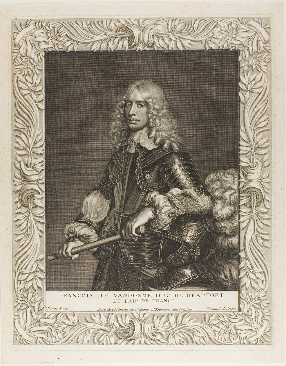 François de Vendôme, duca di Beaufort da Robert Nanteuil