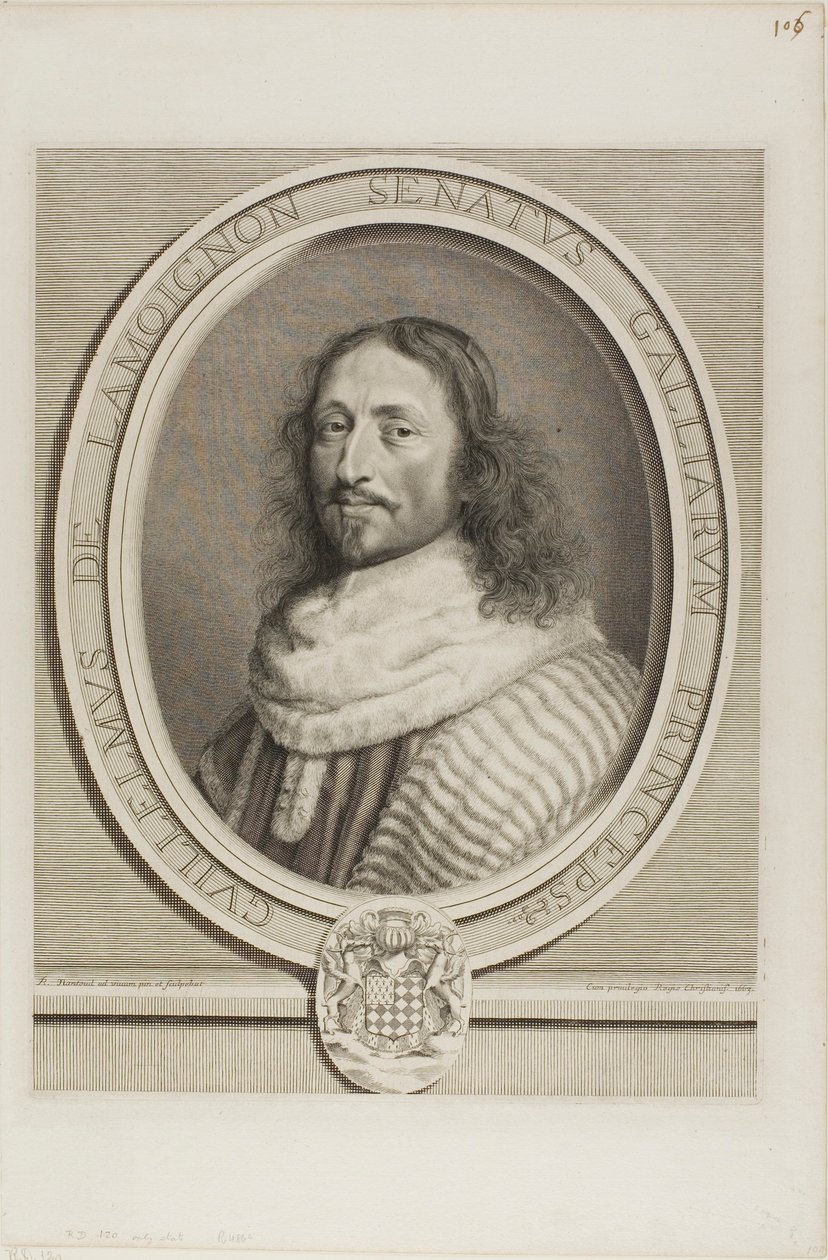 Guillaume de Lamoignon da Robert Nanteuil