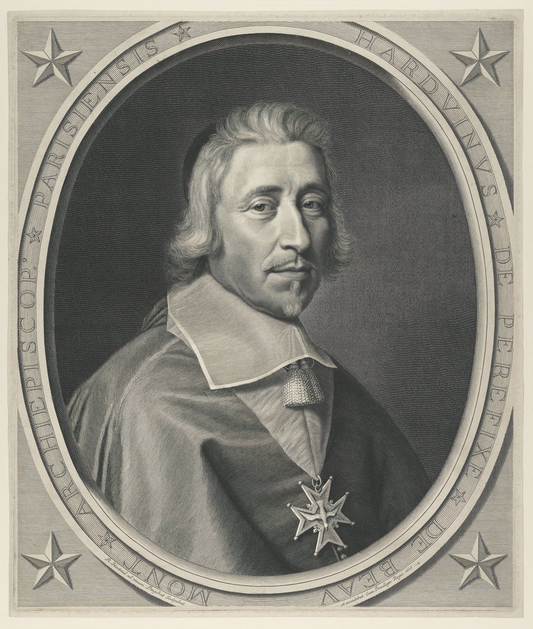 Hardouin de Beaumont de Pérefixe, arcivescovo di Parigi da Robert Nanteuil