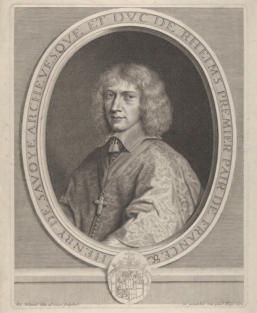 Enrico II di Savoia, ca. 1651 da Robert Nanteuil