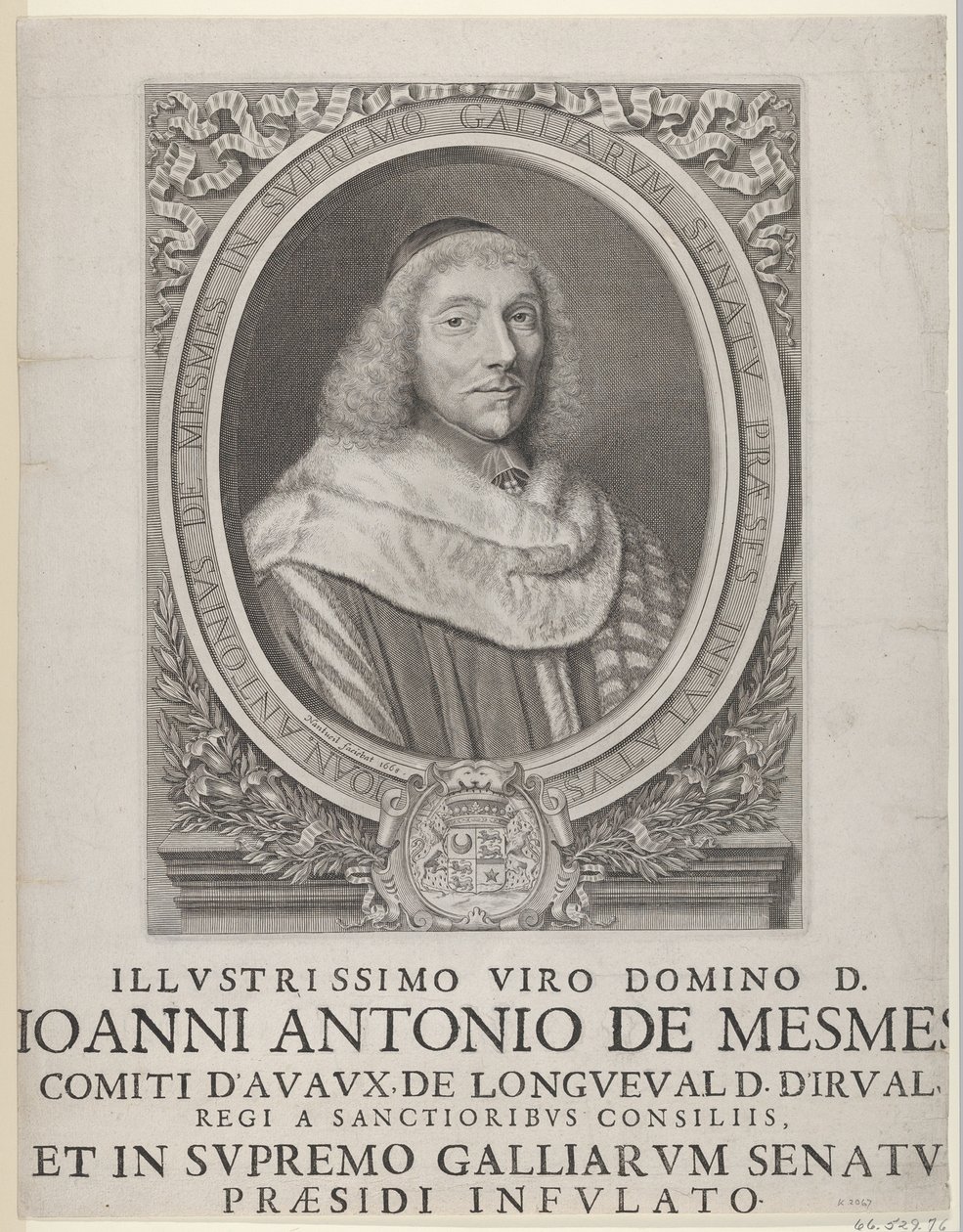 Jean-Antoine de Mesmes, 1658 da Robert Nanteuil