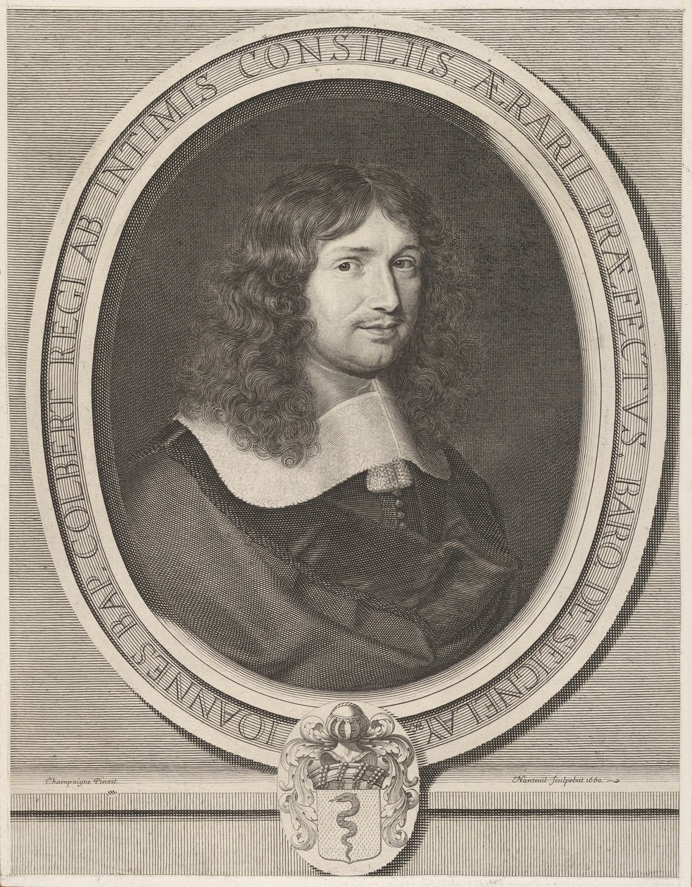 Jean-Baptiste Colbert, 1660 da Robert Nanteuil