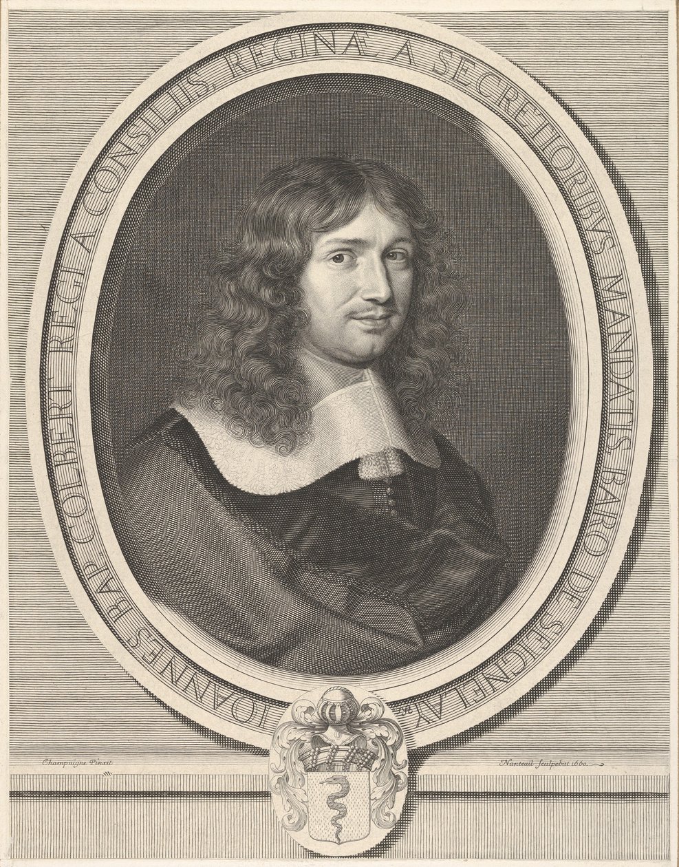 Jean-Baptiste Colbert, 1660 da Robert Nanteuil