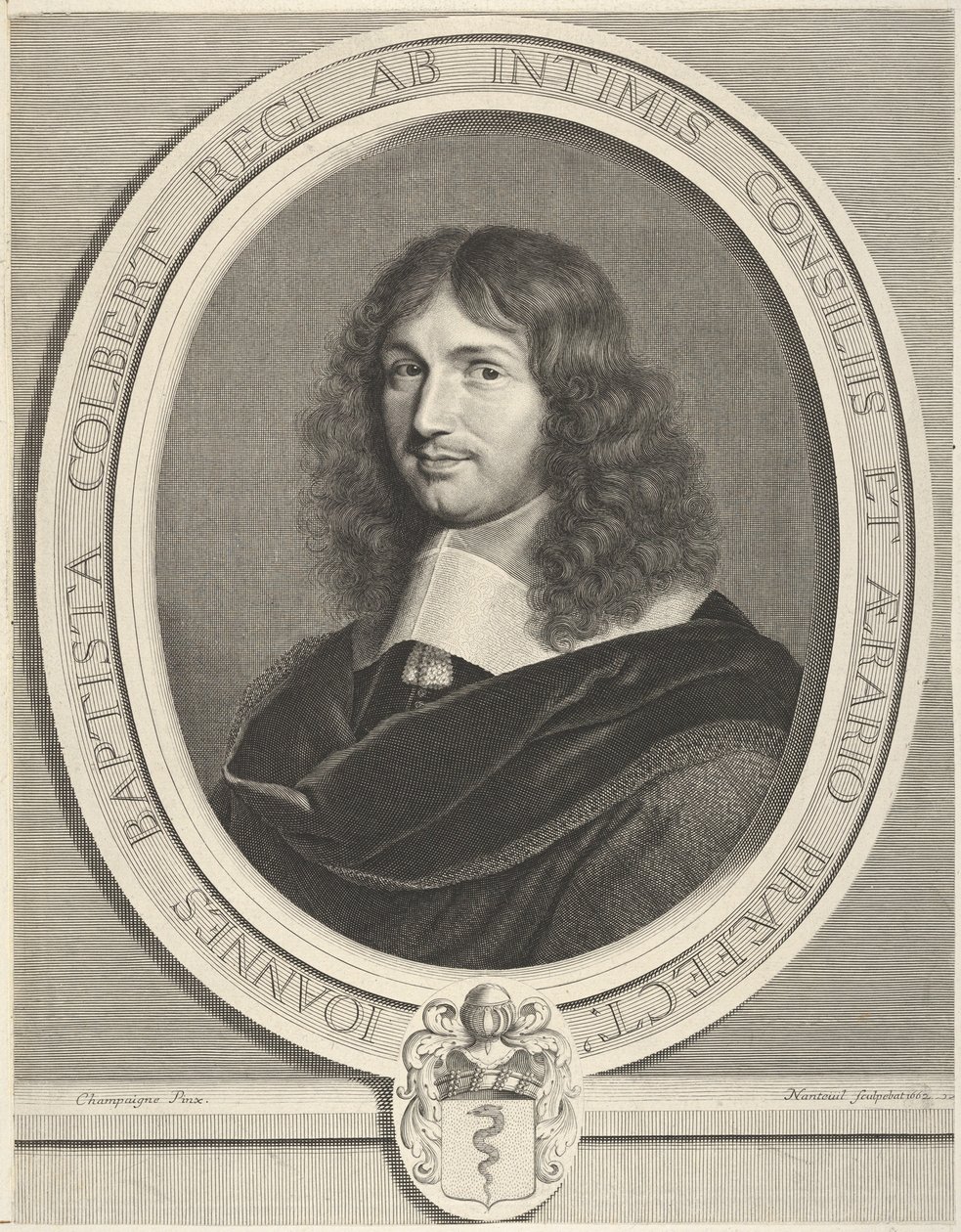 Jean-Baptiste Colbert, 1662 da Robert Nanteuil