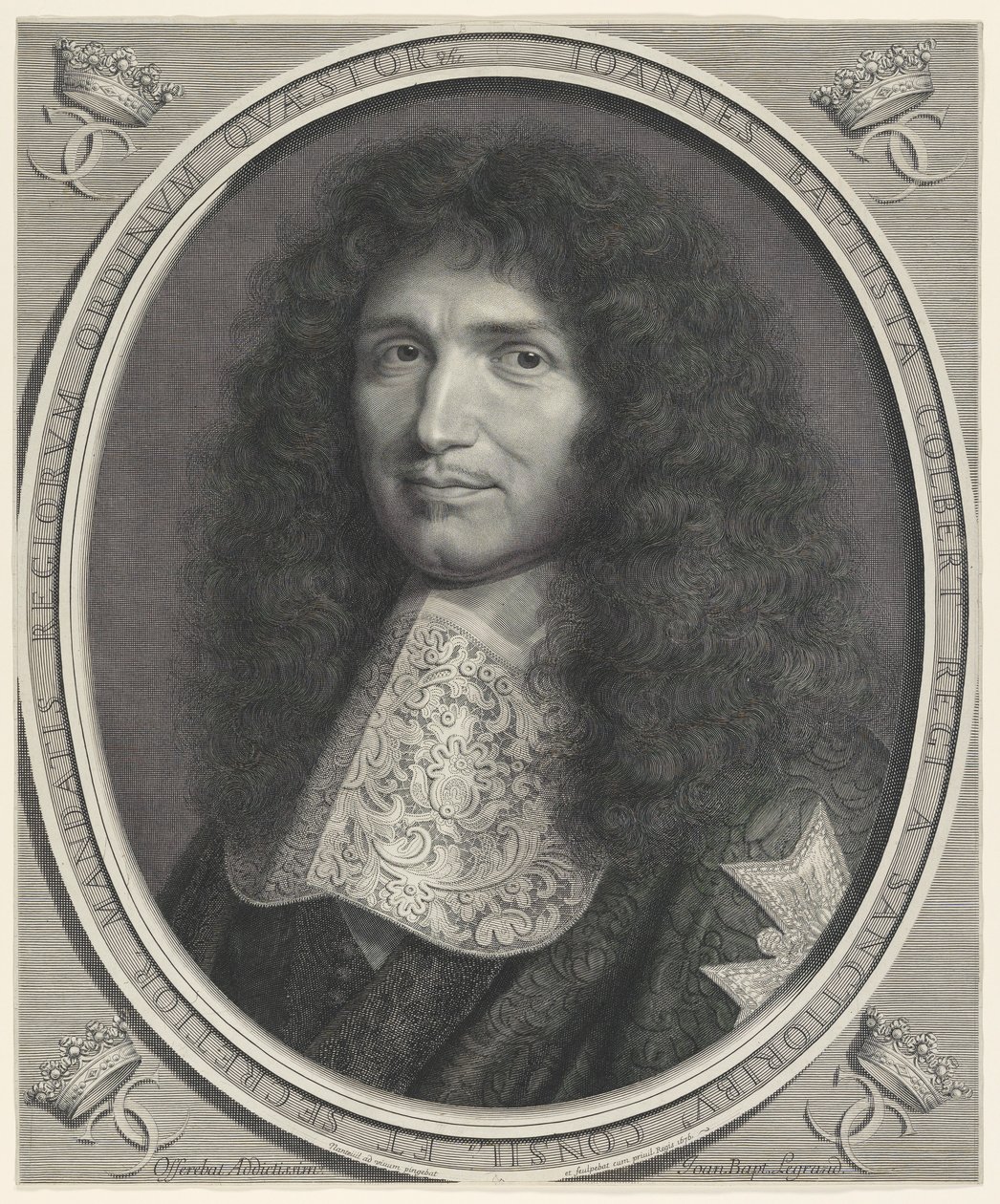 Jean Baptiste Colbert (1619-1683) da Robert Nanteuil