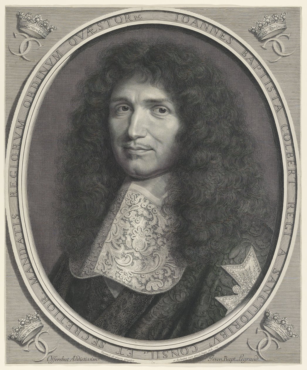 Jean Baptiste Colbert (1619-1683) da Robert Nanteuil
