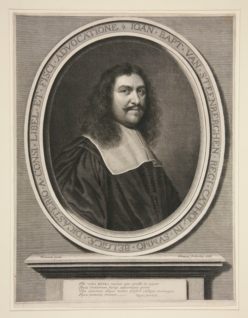 Jean Baptiste van Steenberghen, Consigliere del Re al Consiglio delle Fiandre da Robert Nanteuil