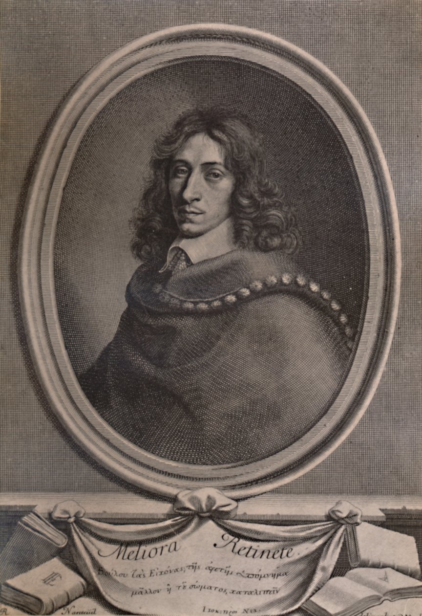 John Evelyn, scrittore, giardiniere e diarista inglese da Robert Nanteuil