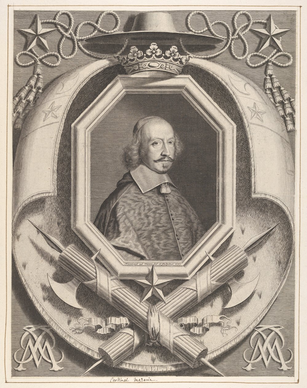 Il cardinale Jules Mazarin, 1659 da Robert Nanteuil