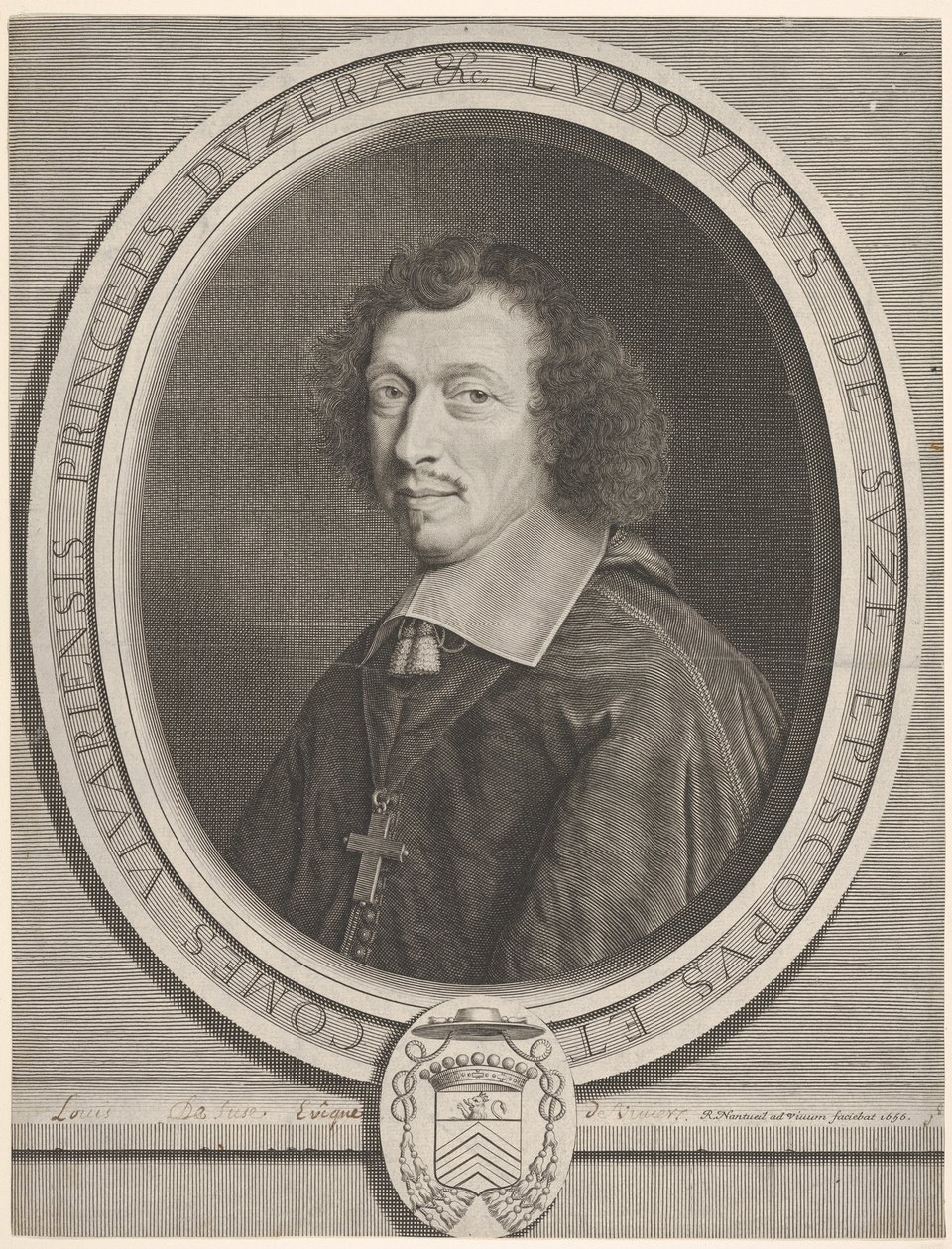 Louis-François de La Baume de Suze, 1656 da Robert Nanteuil