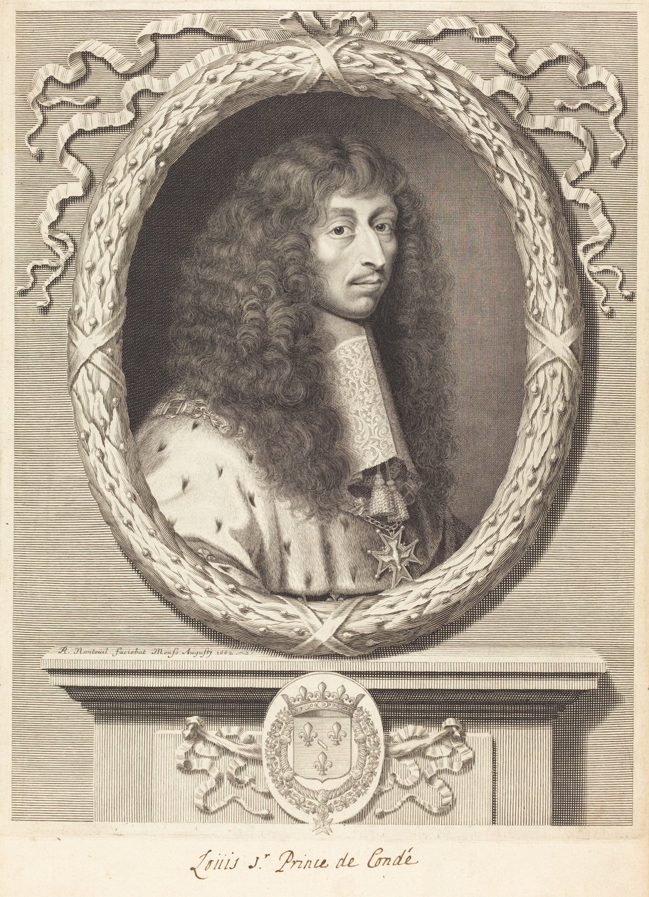 Luigi II, principe di Condé da Robert Nanteuil