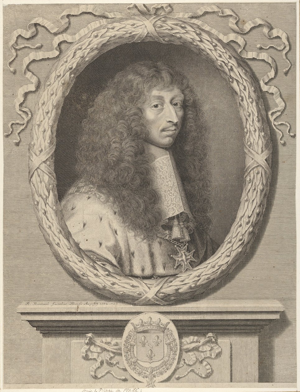 Luigi II di Borbone, principe di Condé da Robert Nanteuil