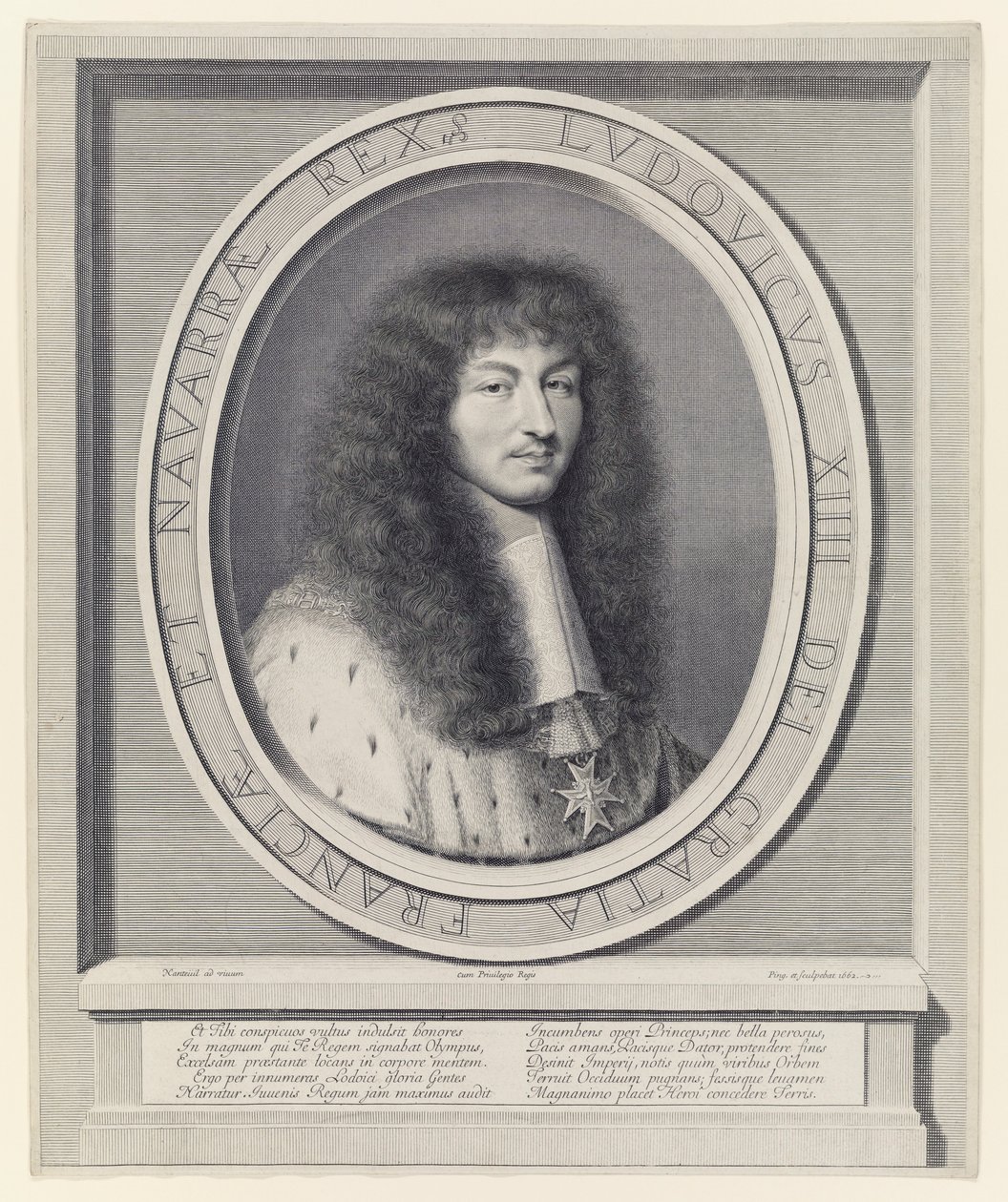 Luigi XIV da Robert Nanteuil