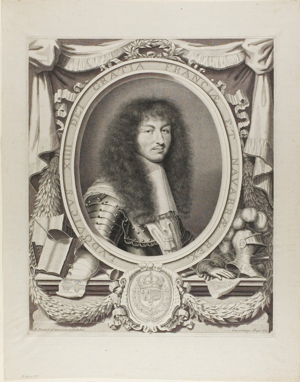 Luigi XIV da Robert Nanteuil